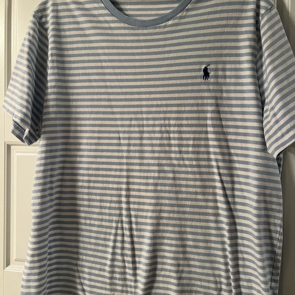 Ralph Lauren Blue Striped T-Shirt